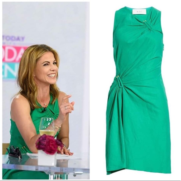 A.L.C. Dresses & Skirts - ALC A-line Draping Jina dress in emerald green